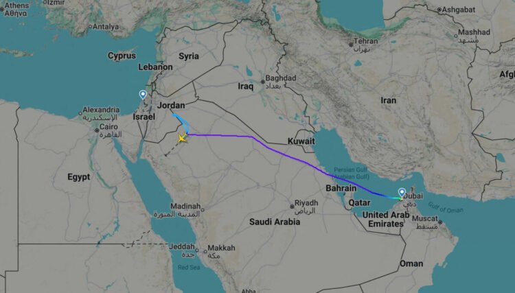 Fear of hijacking after emergency signal from passenger plane on route to Israel