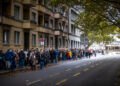 Long queues in Zurich ahead of the Brazil and Serbia elections