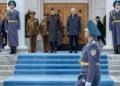 His Majesty arrives in Kazakhstan