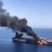 Oil tanker on fire after hitting mine in Hormuz: Iran’s Guards