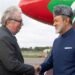 HM arrives in the United Kingdom