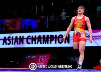 Meerim Zhumanazarova reached the final of the World Wrestling Championship. She will fight the Chinese girl