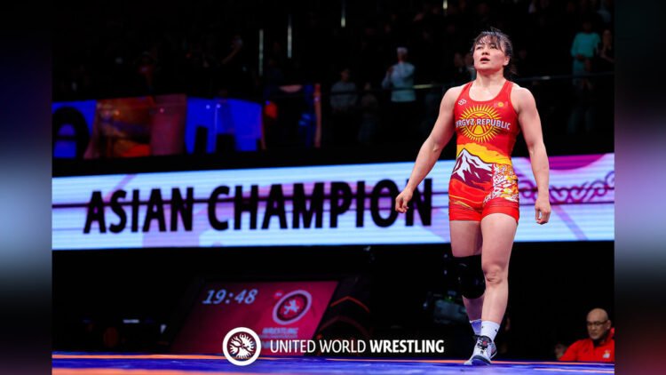 Meerim Zhumanazarova reached the final of the World Wrestling Championship. She will fight the Chinese girl