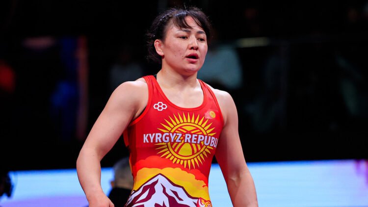 Meerim Zhumanazarova reached the semi-finals of the Asian Games in Japan