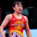 Meerim Zhumanazarova reached the semi-finals of the Asian Games in Japan
