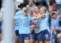 Football: Soccer-Manchester City beat hapless Arsenal 4-2 to stay top of WSL