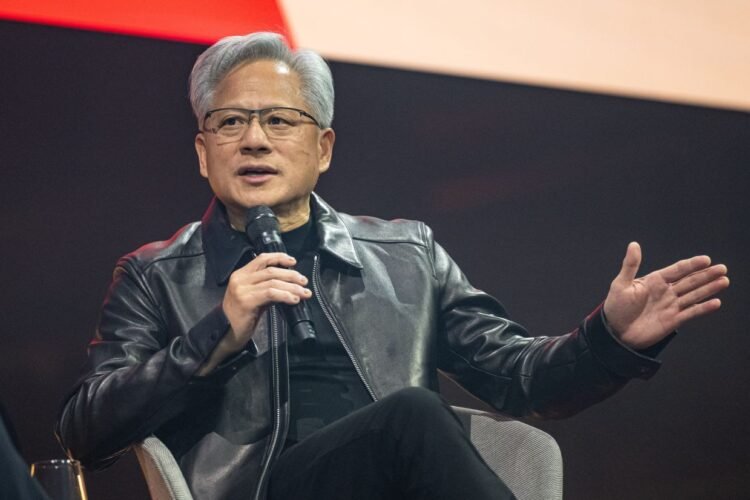 Nvidia CEO urges German manufacturers to adopt AI, saying digital tech won’t replace heavy industry