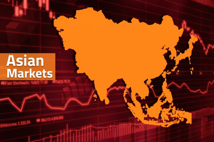 Asian shares tumble, oil rises as markets await AI sector results