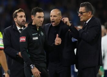 Football: Soccer-Napoli coach Allegri handed two-match ban over outbursts in Roma clash