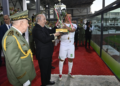 President Tebboune hands over the Algeria Military Football Cup to the Naval Forces Command Team