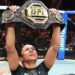 Brazilian Natalia Silva won the UFC championship belt, which previously belonged to Valentina Shevchenko