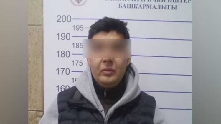 A man cursed at the patrolmen at the Bishkek Arena during a Shakira concert. He was detained