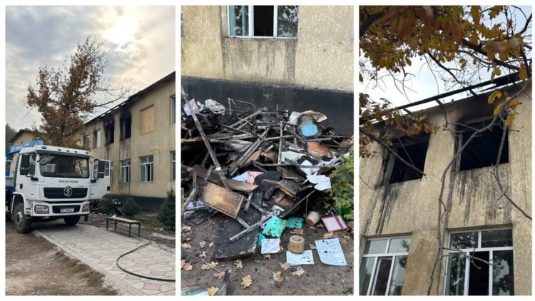 Turmush: Fire in a school in the village of Kozhomkul: the director told the details