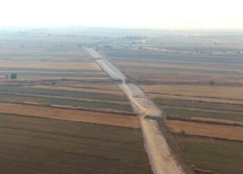 New road to the new Osh market
