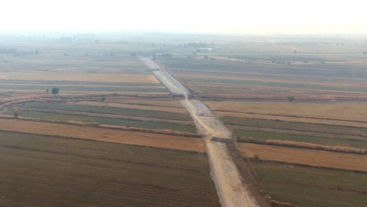 New road to the new Osh market