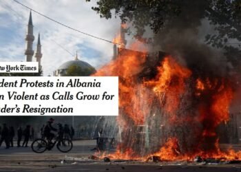 “Combination of dissatisfaction with Zvrnec, corruption and high cost of living” what the NYT writes about the protests in Albania
