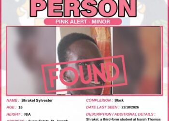 UPDATE: (FOUND) Missing Person Alert Pink – Shrakel Sylvester