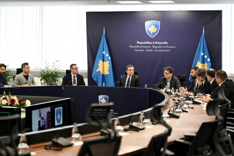Before being interviewed by PSRK, Përparim Rama was in a meeting with the Government for the Mediterranean Games