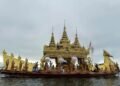 Inlay PhaungdawU Buddha Images begin worship procession