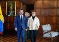 First Lady of Colombia, Ana Lucía Pineda, presented a report on donations for those affected by the earthquake: ‘Turning solidarity into actions’
