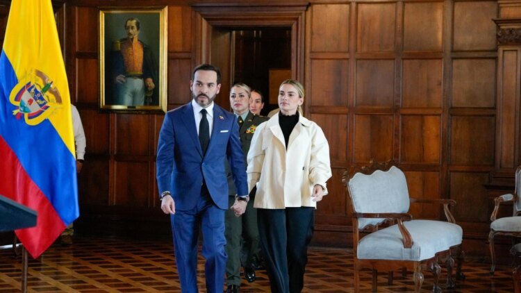 First Lady of Colombia, Ana Lucía Pineda, presented a report on donations for those affected by the earthquake: ‘Turning solidarity into actions’