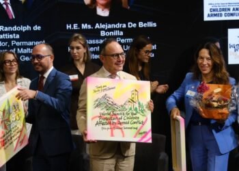 The head of government of Andorra, Xavier Espot calls for more involvement to help “the children of the war”
