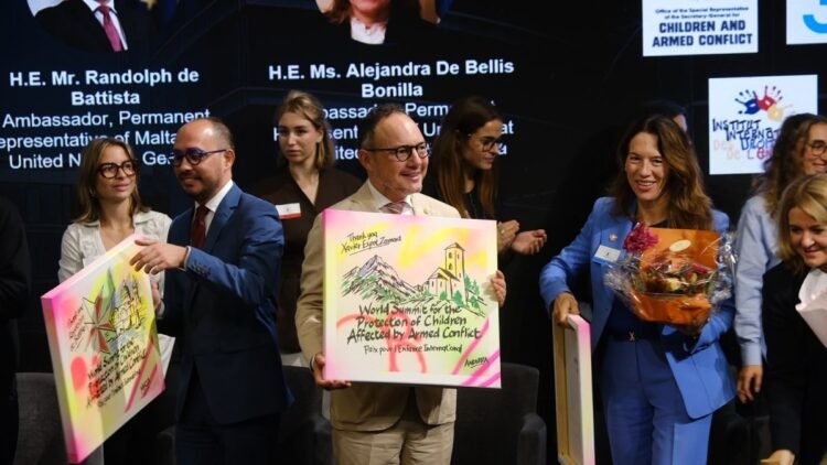 The head of government of Andorra, Xavier Espot calls for more involvement to help “the children of the war”