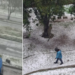 Videos and images of the heavy rains in western Bogotá: warning for hail this Monday, October 5; roads were covered in white