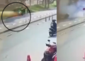 Video of the moment of the attack with explosives against the Police in Popayán, Cauca: two officers and three civilians were injured in the attack