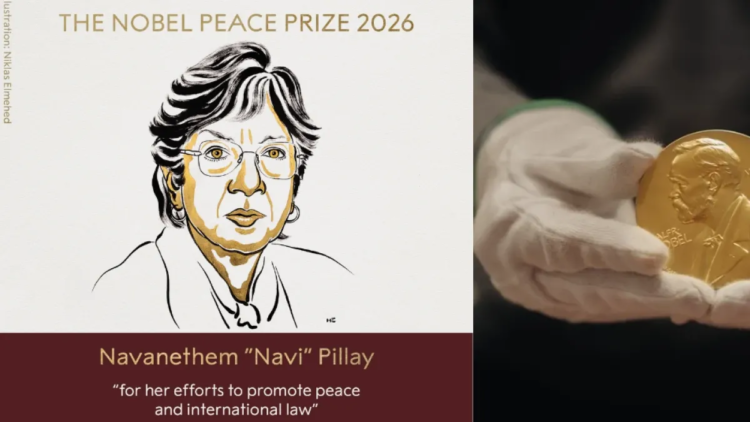 Navanethem ‘Navi’ Pillay wins the 2026 Nobel Peace Prize for his career in the defense of human rights and international justice