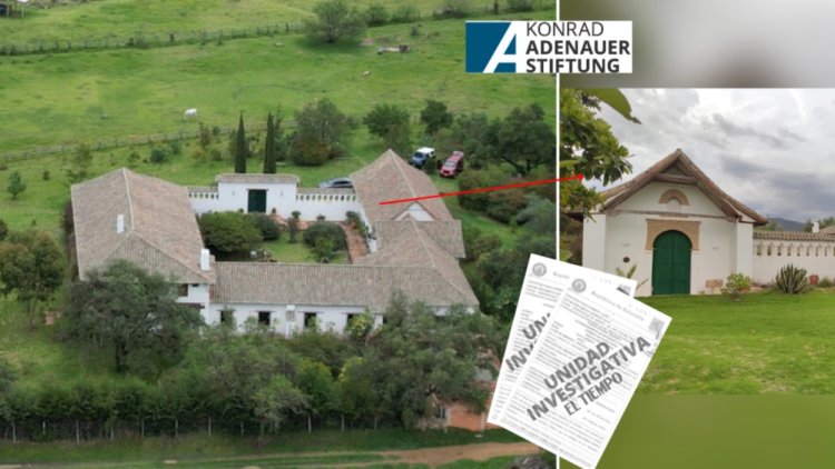 The signing in Panama and the lawsuit for a mega-hacienda acquired with a German donation that was purchased by Juan Carlos Pastrana