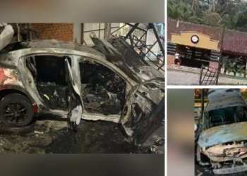 This is the criminal record of the gold merchant attacked by hitmen in a funeral caravan in Santander: the car ended up incinerated