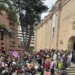 Citizens held a sit-in in front of the National Museum due to the removal of works from the premises; National Anti-riot Unit intervened