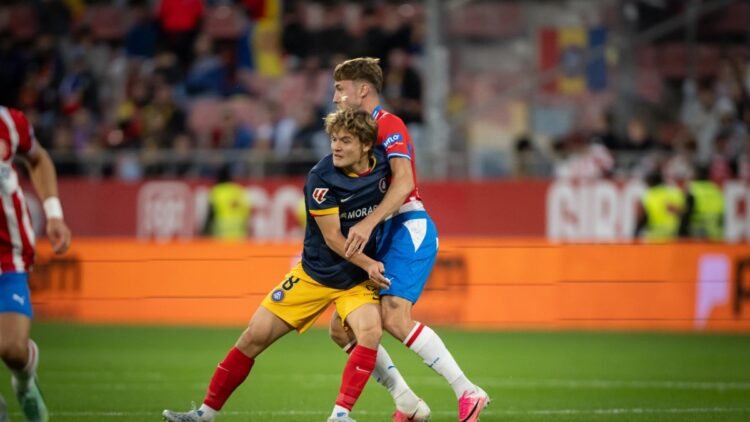 FC Andorra loses 2 to 0 against Girona in the Second Spanish Football Division