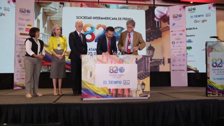 The IAPA opens its assembly in Bogotá with alerts on press freedom, AI and media financing