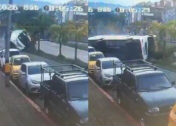 Video reveals the exact moment of the overturning of a bus with pilgrims in Medellín: 48 people were traveling