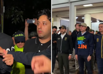 The son of former soccer player Iván René Valenciano was captured during the mega-operation led by President De La Espriella in Medellín