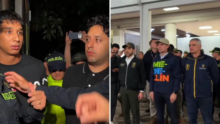 The son of former soccer player Iván René Valenciano was captured during the mega-operation led by President De La Espriella in Medellín