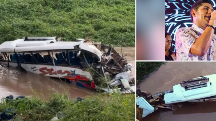 The two dogs and the inspection report of the bus in which Kbeto Zuleta crashed after a concert