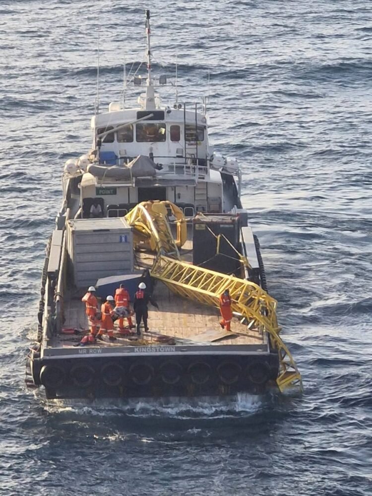 Operator dies after crane collapse offshore