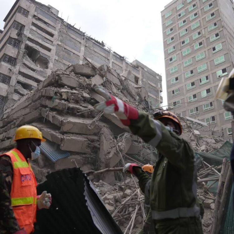 Many feared trapped as a tall building collapses | World News