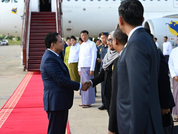 President U Min Aung Hlaing-led delegation returns from Malaysia