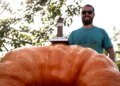 Switzerland’s heaviest pumpkin weighs in at 651kgs