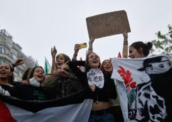 Protesters across France rally over rising living costs, joining students’ grievances