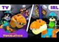 NickALive!: PAW Patrol Toys Rescue Kitties on Dino Island! 🐾🦖 (Part 1) w/ Rex & Marshall!