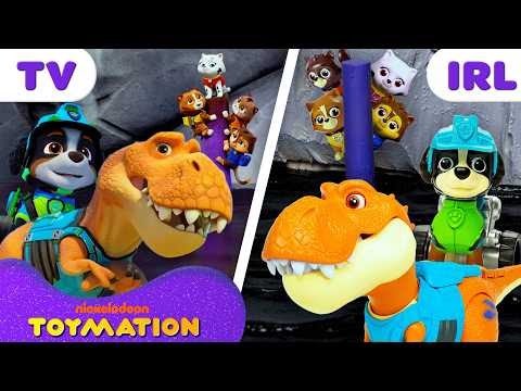 NickALive!: PAW Patrol Toys Rescue Kitties on Dino Island! 🐾🦖 (Part 1) w/ Rex & Marshall!