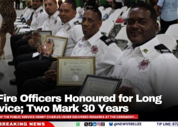 27 Fire Officers Honoured for Long Service; Two Mark 30 Years