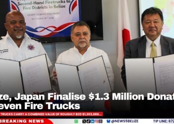 Belize, Japan Finalise $1.3 Million Donation of Seven Fire Trucks