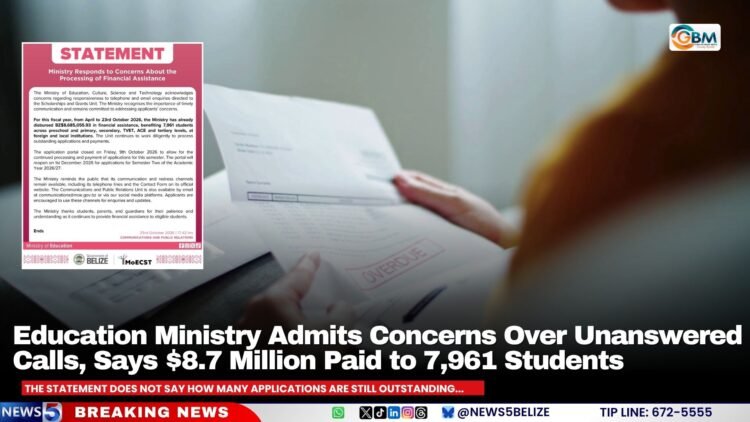 Education Ministry Admits Concerns Over Unanswered Calls, Says $8.7 Million Paid to 7,961 Students