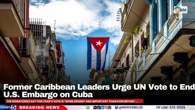 Former Caribbean Leaders Urge UN Vote to End U.S. Embargo on Cuba